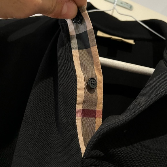 Long Sleeve Burberry Polo - Picture 3 of 4